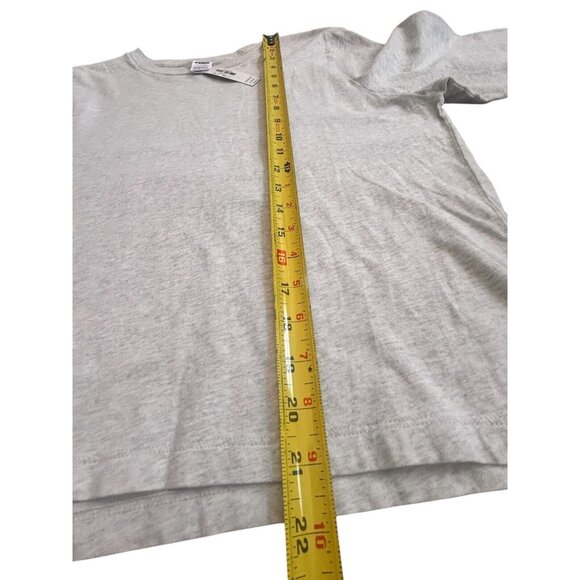 Pink Victoria's Secret Cotton 2 Long Sleeve Crew Neck Mid-Length Gray White L - Picture 9 of 13